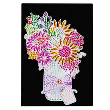 Load image into Gallery viewer, Special Shaped Flower Diamond Painting Journal Notebook for Students Adults
