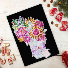 Load image into Gallery viewer, Special Shaped Flower Diamond Painting Journal Notebook for Students Adults
