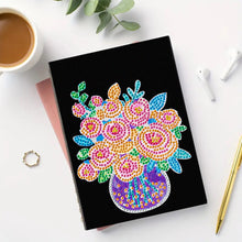 Load image into Gallery viewer, Special Shaped Flower Diamond Painting Journal Notebook for Students Adults
