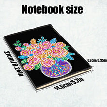 Load image into Gallery viewer, Special Shaped Flower Diamond Painting Journal Notebook for Students Adults
