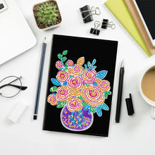 Load image into Gallery viewer, Special Shaped Flower Diamond Painting Journal Notebook for Students Adults
