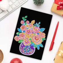 Load image into Gallery viewer, Special Shaped Flower Diamond Painting Journal Notebook for Students Adults
