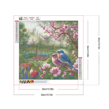 Load image into Gallery viewer, Flowers And Birds 40*40CM (canvas) Full Round Drill Diamond Painting
