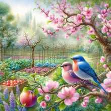 Load image into Gallery viewer, Flowers And Birds 40*40CM (canvas) Full Round Drill Diamond Painting
