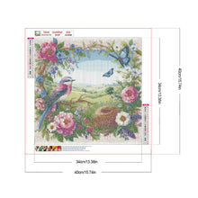 Load image into Gallery viewer, Flowers And Birds 40*40CM (canvas) Full Round Drill Diamond Painting
