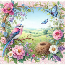 Load image into Gallery viewer, Flowers And Birds 40*40CM (canvas) Full Round Drill Diamond Painting
