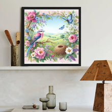 Load image into Gallery viewer, Flowers And Birds 40*40CM (canvas) Full Round Drill Diamond Painting
