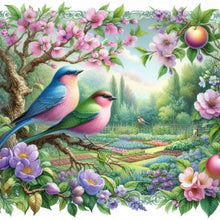 Load image into Gallery viewer, Flowers And Birds 40*40CM (canvas) Full Round Drill Diamond Painting
