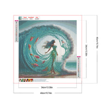 Load image into Gallery viewer, Fish Water Skirt 40*40CM (canvas) Full Round Drill Diamond Painting
