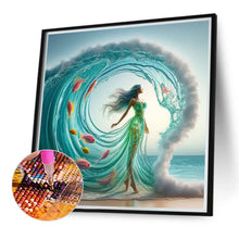 Load image into Gallery viewer, Fish Water Skirt 40*40CM (canvas) Full Round Drill Diamond Painting
