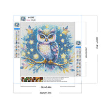 Load image into Gallery viewer, Owl 30*30CM (canvas) Full Round Drill Diamond Painting
