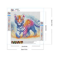 Load image into Gallery viewer, Tiger 30*30CM (canvas) Full Round Drill Diamond Painting
