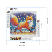 Load image into Gallery viewer, Fox 30*30CM (canvas) Full Round Drill Diamond Painting
