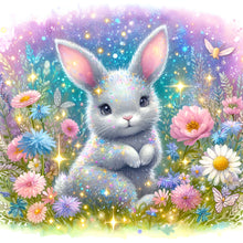 Load image into Gallery viewer, Rabbit 30*30CM (canvas) Full Round Drill Diamond Painting
