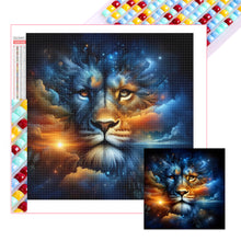 Load image into Gallery viewer, Starry Sky Lion Head 40*40CM (canvas) Full Square Drill Diamond Painting
