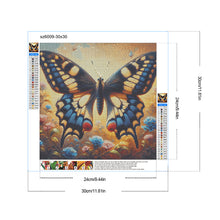 Load image into Gallery viewer, Butterfly 30*30CM (canvas) Full Round Drill Diamond Painting
