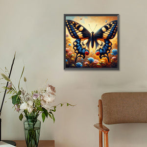 Butterfly 30*30CM (canvas) Full Round Drill Diamond Painting