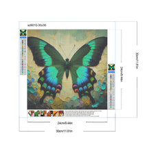 Load image into Gallery viewer, Butterfly 30*30CM (canvas) Full Round Drill Diamond Painting
