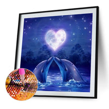 Load image into Gallery viewer, Love Dolphin 40*40CM (canvas) Full Round Drill Diamond Painting
