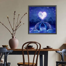 Load image into Gallery viewer, Love Dolphin 40*40CM (canvas) Full Round Drill Diamond Painting
