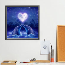 Load image into Gallery viewer, Love Dolphin 40*40CM (canvas) Full Round Drill Diamond Painting
