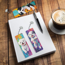 Load image into Gallery viewer, 3Pcs Special Shape Dog Diamond Painting Bookmark with Pendant for Book Lovers
