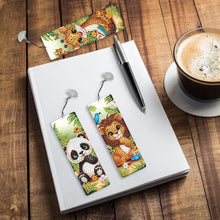 Load image into Gallery viewer, 3Pcs Special Shape Animal Nature Diamond Painting Bookmark for Book Lovers
