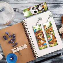 Load image into Gallery viewer, 3Pcs Special Shape Animal Nature Diamond Painting Bookmark for Book Lovers
