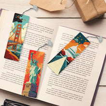 Load image into Gallery viewer, 3Pcs Special Shape Famous Building Diamond Painting Bookmark for Book Lovers
