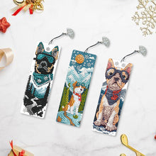 Load image into Gallery viewer, 3Pcs Special Shape Hiking Dog Diamond Painting Bookmark for Book Lovers
