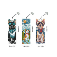 Load image into Gallery viewer, 3Pcs Special Shape Hiking Dog Diamond Painting Bookmark for Book Lovers
