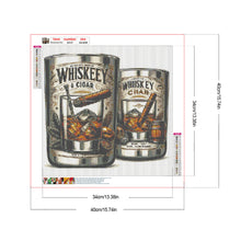 Load image into Gallery viewer, Whiskey Glass 40*40CM (canvas) Full Round Drill Diamond Painting
