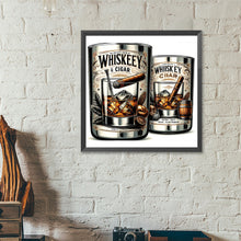 Load image into Gallery viewer, Whiskey Glass 40*40CM (canvas) Full Round Drill Diamond Painting
