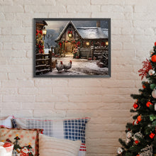 Load image into Gallery viewer, Snow Scene House Street 40*30CM (canvas) Full Round Drill Diamond Painting
