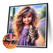 Load image into Gallery viewer, Big Eyes Girl 40*40CM (canvas) Full Round Drill Diamond Painting
