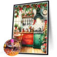 Load image into Gallery viewer, Christmas Atmosphere Kitchen 40*50CM (canvas) Full Round Drill Diamond Painting
