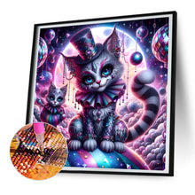 Load image into Gallery viewer, Dark Planet Cats 30*30CM (canvas) Full Round Drill Diamond Painting
