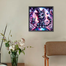 Load image into Gallery viewer, Dark Planet Cats 30*30CM (canvas) Full Round Drill Diamond Painting
