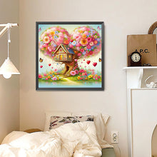 Load image into Gallery viewer, Love Tree House 30*30CM (canvas) Full Round Drill Diamond Painting
