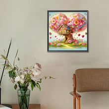 Load image into Gallery viewer, Love Tree House 30*30CM (canvas) Full Round Drill Diamond Painting
