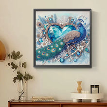 Load image into Gallery viewer, Love Peacock 30*30CM (canvas) Partial Special-Shaped Drill Diamond Painting
