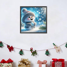 Load image into Gallery viewer, Snowman 30*30CM (canvas) Full Round Drill Diamond Painting
