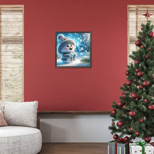 Load image into Gallery viewer, Snowman 30*30CM (canvas) Full Round Drill Diamond Painting
