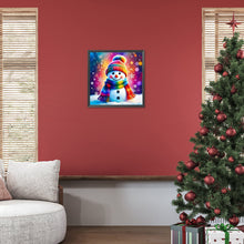 Load image into Gallery viewer, Snowman 30*30CM (canvas) Full Round Drill Diamond Painting
