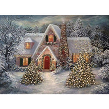 Load image into Gallery viewer, Christmas House 55*40CM (canvas) Full Square Drill Diamond Painting
