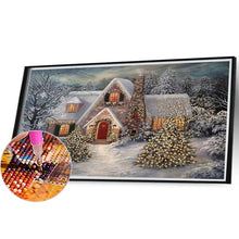 Load image into Gallery viewer, Christmas House 55*40CM (canvas) Full Square Drill Diamond Painting
