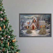 Load image into Gallery viewer, Christmas House 55*40CM (canvas) Full Square Drill Diamond Painting
