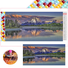 Load image into Gallery viewer, Snow Mountain River 80*40CM (canvas) Full Square Drill Diamond Painting
