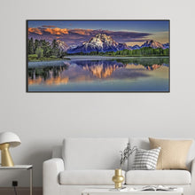 Load image into Gallery viewer, Snow Mountain River 80*40CM (canvas) Full Square Drill Diamond Painting
