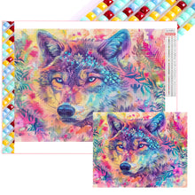 Load image into Gallery viewer, Color Wolf 50*40CM (canvas) Full Square Drill Diamond Painting
